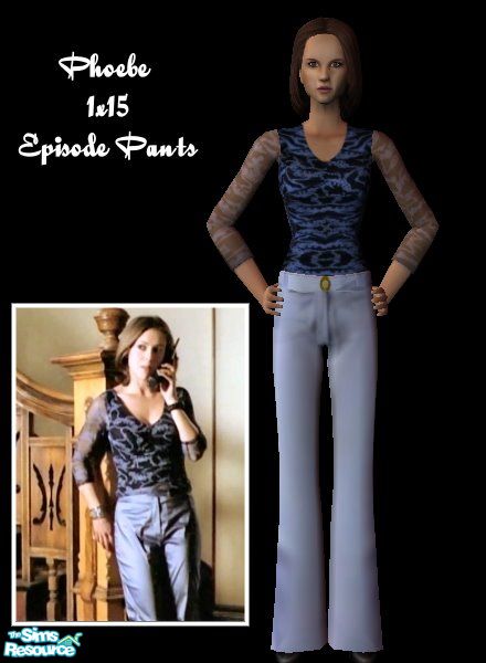 The Sims Resource - *Charmed* 1x15 Phoebe (Pants)