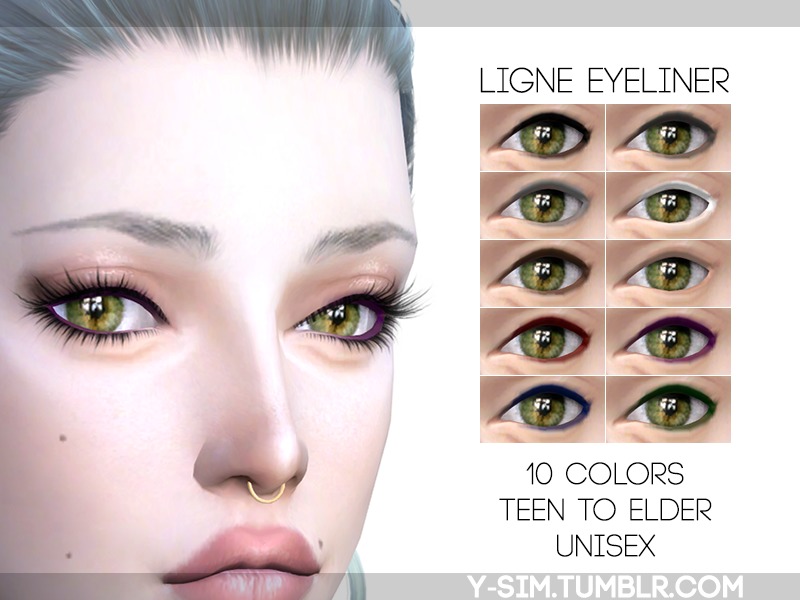 The Sims Resource - [ Y ] - Ligne Eyeliner