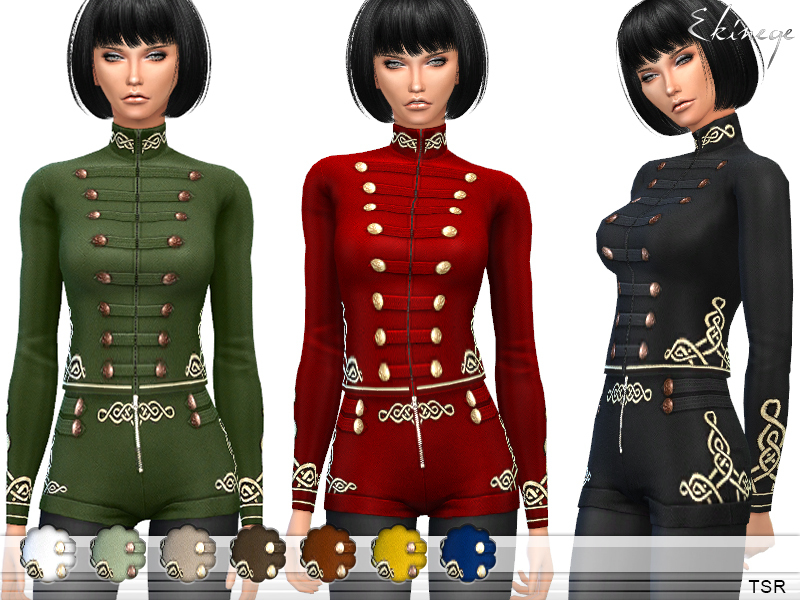 Army Service Uniform The Sims 4 _ P2 - SIMS4 Clove share Asia Tổng hợp ...
