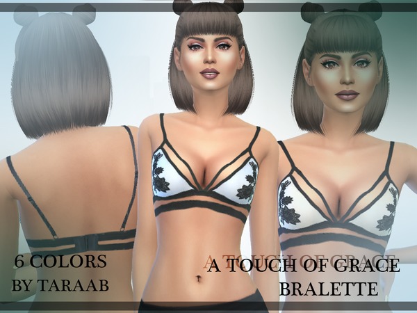 The Sims Resource - A Touch of Grace Bralette