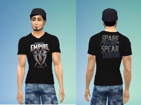 The Sims Resource - Camisa Roman Reigns