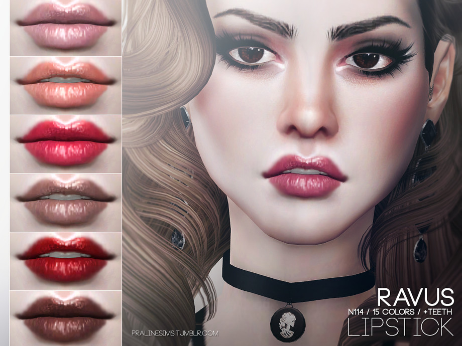 The Sims Resource Ravus Lipstick N114