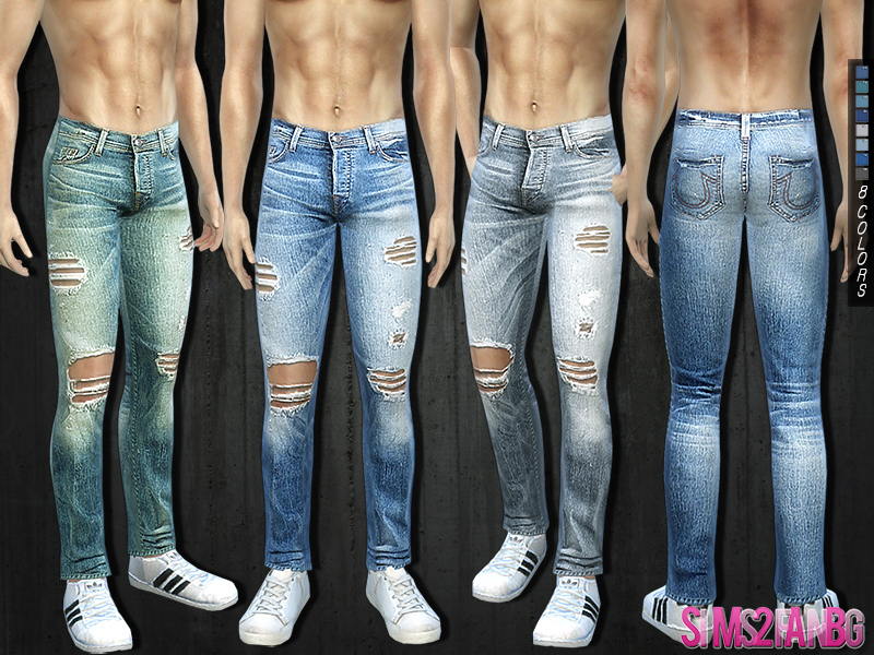 The Sims Resource - 292 - Ripped Jeans