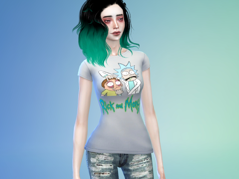 The Sims Resource - Rick And Morty Shirts