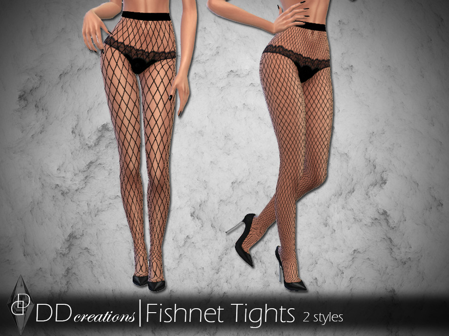 The Sims Resource - DD Highwaisted Fishnet Tights