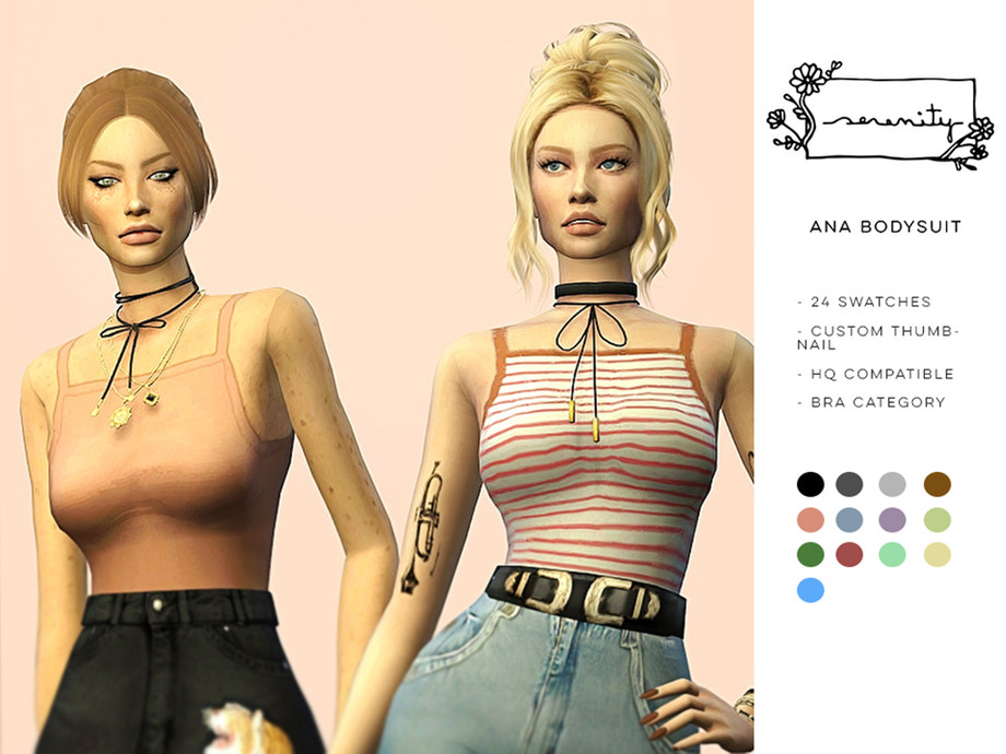 The Sims Resource - Ana Bodysuit