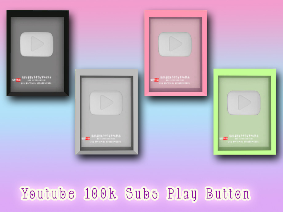 The Sims Resource - YouTube 100k Play Button