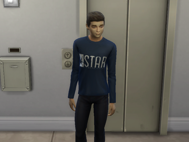 The Sims Resource - Star Labs Sweatshirt
