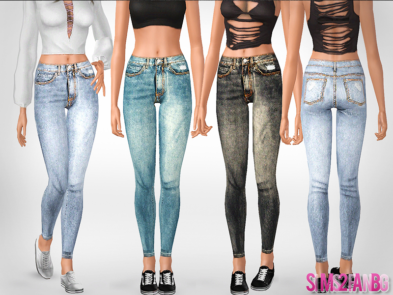 sims2fanbg's 484 - Skinny jeans