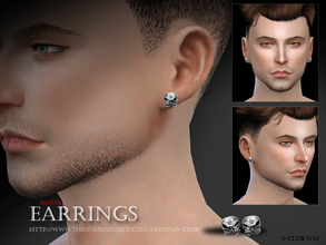 The Sims Resource - Male Earrings
