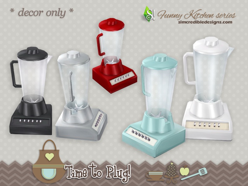 The Sims Resource - Funny kitchen - Time to Plug - Blender