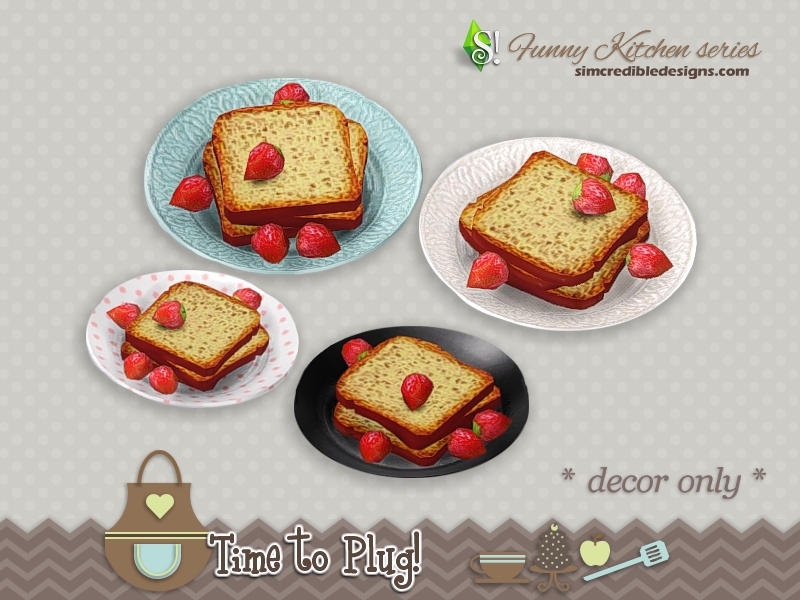 The Sims Resource - Funny kitchen - Time to Plug Extra - toast