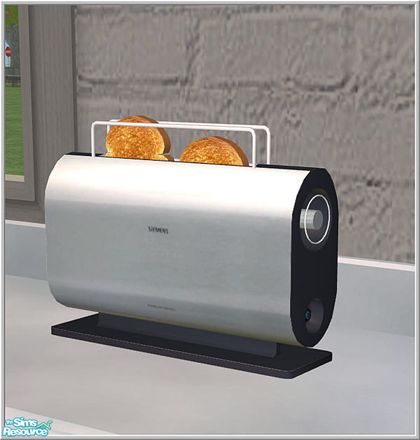 færdig fange Indflydelsesrig The Sims Resource - kitchen accessories - B43 Toaster Porsche design