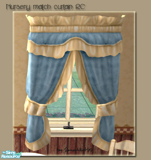 The Sims Resource - Seasons\' match Curtain RC