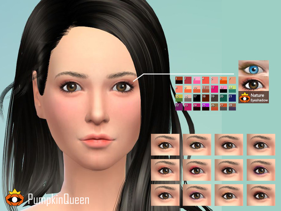 The Sims Resource - Nature Eyeshadow