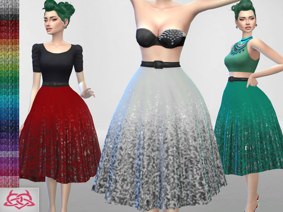 The Sims Resource - Vintage Basic skirt RECOLOR 1 (Needs mesh)