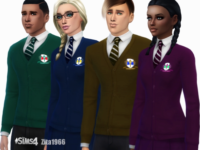 The Sims Resource - Teen School Uniform
