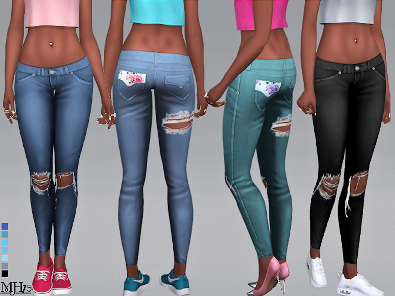 The Sims Resource - S4 Riptide Jeans