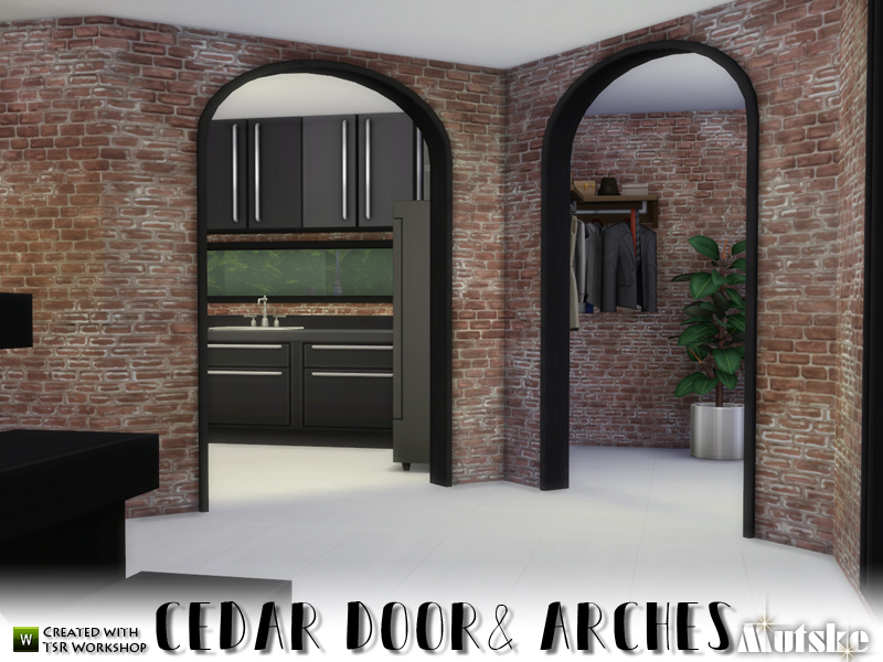 The Sims Resource - Cedar Doors and Arches