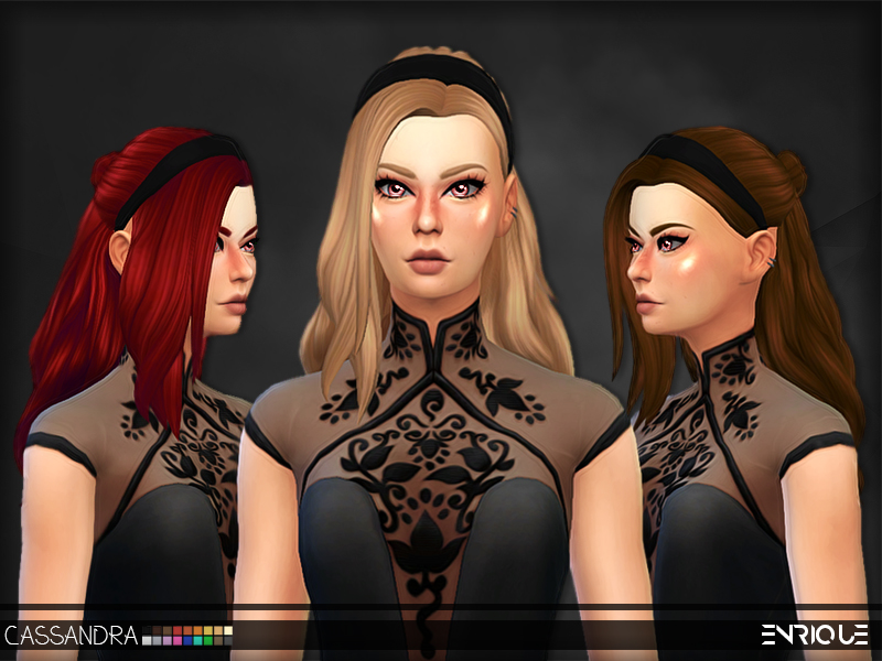 The Sims Resource - Cassandra Hair