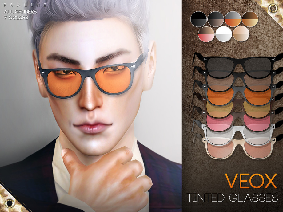The Sims Resource - VEOX Tinted Glasses