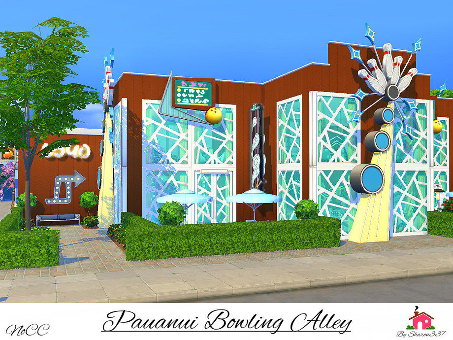 The Sims Resource - Pauanui Bowling Alley