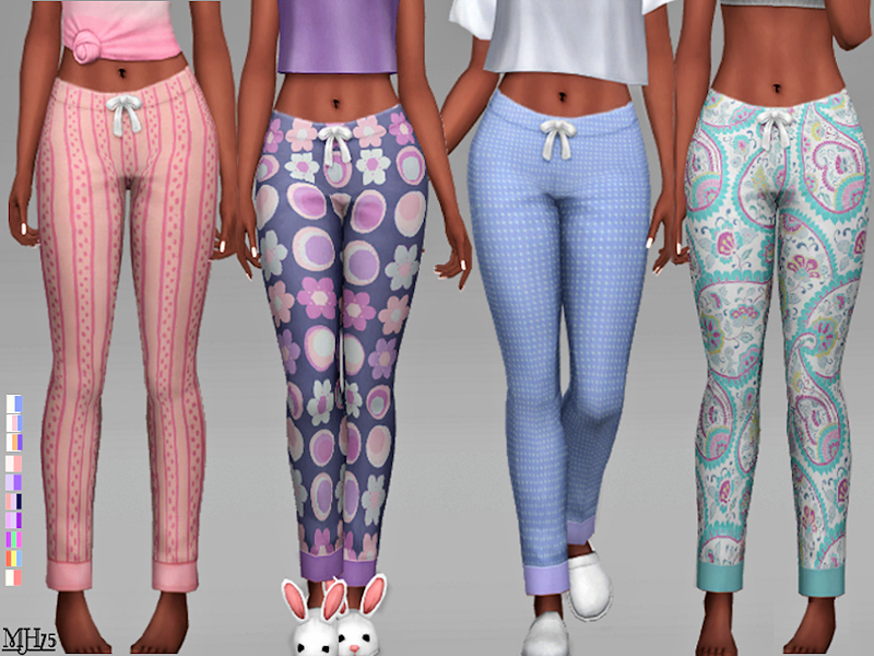 The Sims Resource - S4 40 Winks Pyjama Bottoms