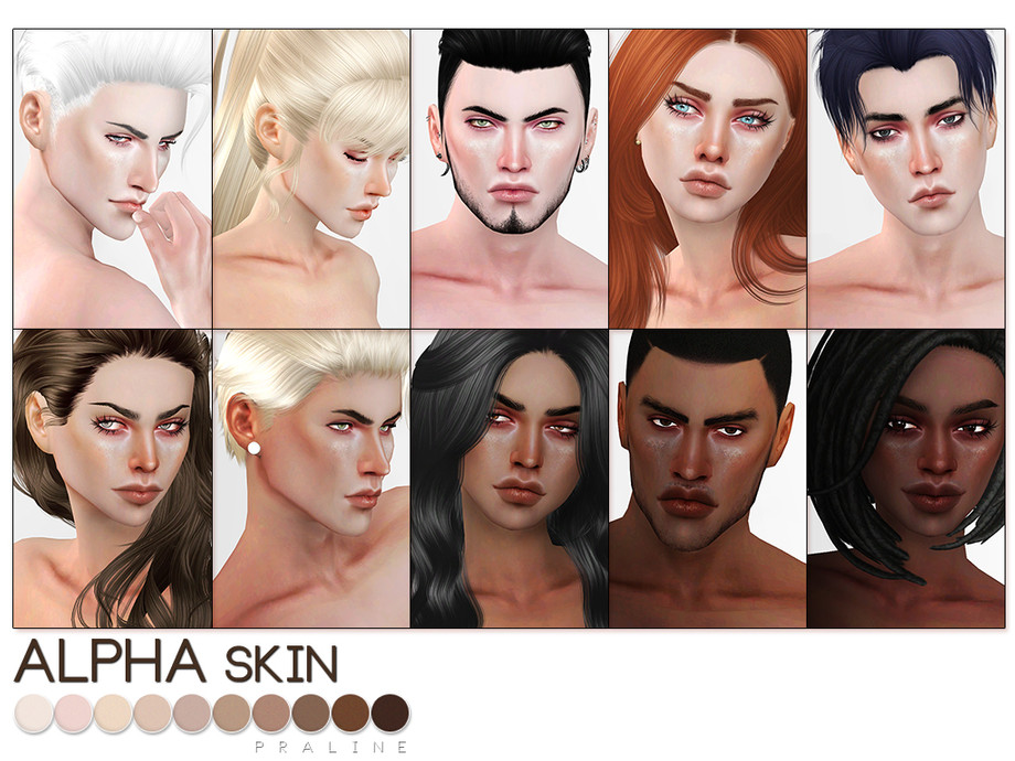 The Sims Resource - PS Alpha Skin