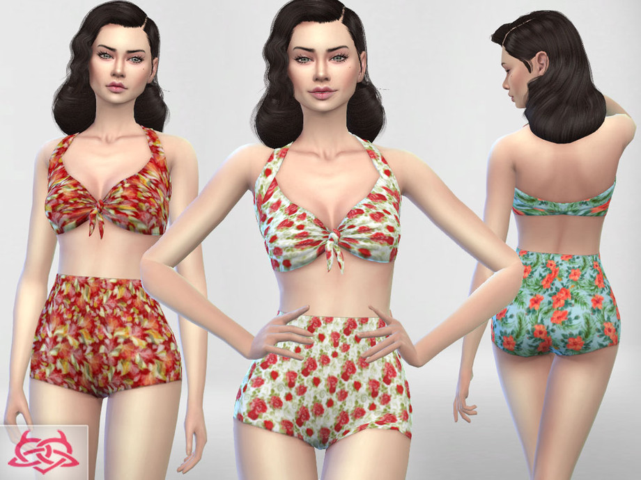The Sims Resource - Pin up Swimwear 1 RECOLOR 3 (Needs mesh)