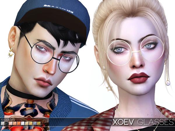 The Sims Resource - XOEV Glasses
