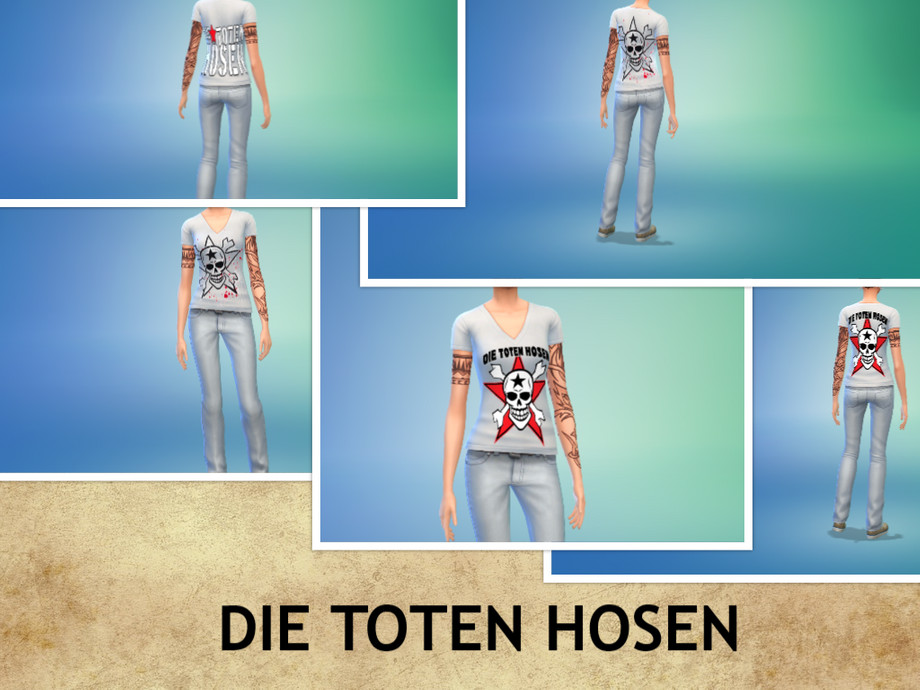 The Sims Resource - Die Toten Hosen T-Shirts