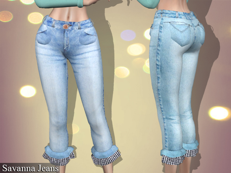 Genius Savanna Jeans - The Sims Resource