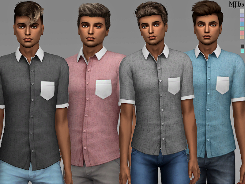 The Sims Resource - S4 Jason Shirts
