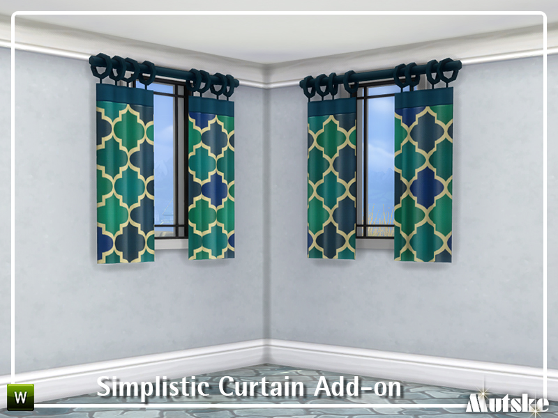 The Sims Resource - Simplistic Curtain Add-on
