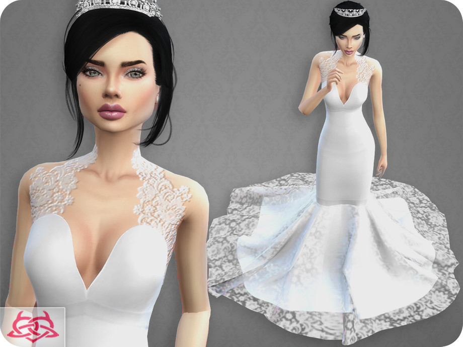 The Sims Resource - Wedding Dress 8 RECOLOR 2 (Needs mesh)