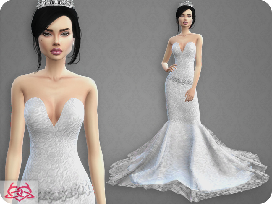 The Sims Resource - Wedding Dress 8 RECOLOR 4 (Needs mesh)