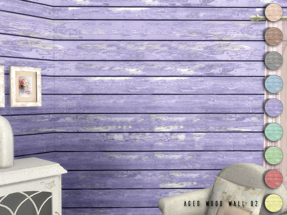 The Sims Resource - Nightclub Purple Playtime Wood Stain