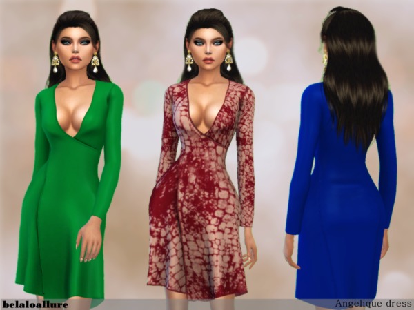 The Sims Resource - Belaloallure_Inera dress