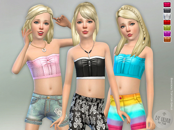 The Sims Resource - Bandeau Top for Girls
