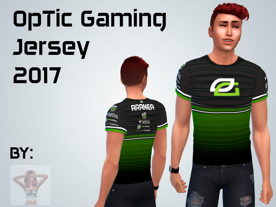 The Sims Resource - OpTic Gaming Jersey 2017