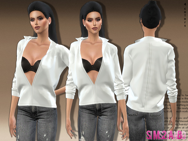 The Sims Resource - 337 - Shirt With Bra
