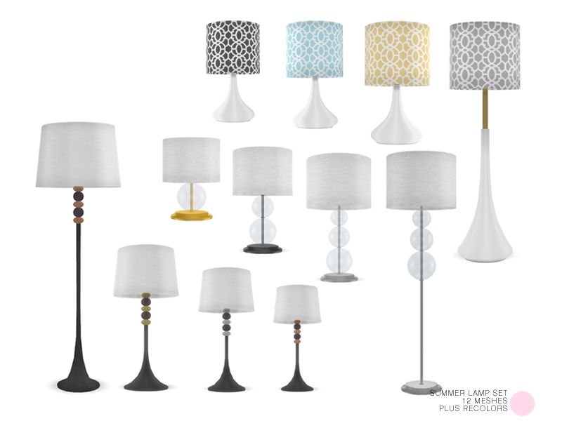 The Sims Resource - Summer Lamp Set