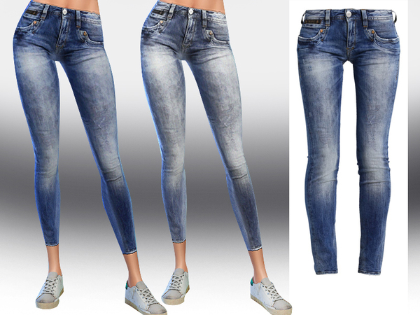 The Sims Resource - Herrlicher Piper Slim Fit Jeans
