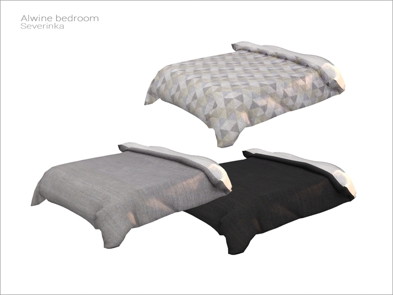 The Sims Resource - [Alwine bedroom] - bed blanket