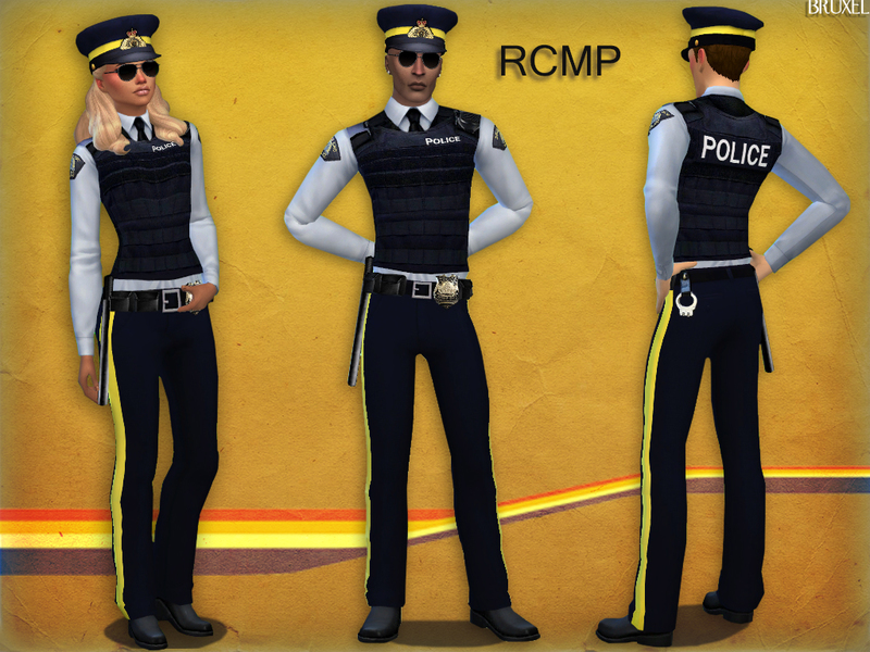 The Sims Resource - Bruxel - RCMP Uniform