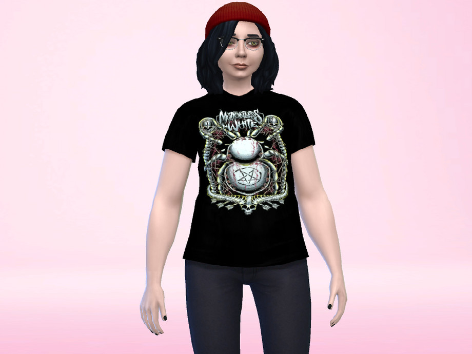 The Sims Resource - Motionless in White shirt