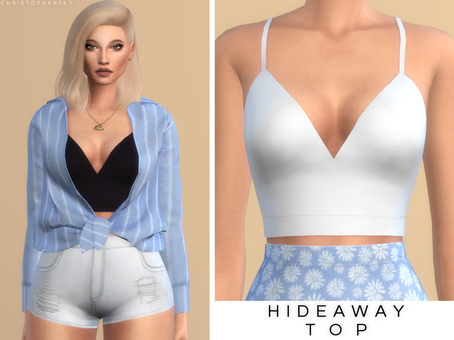 The Sims Resource - Hideaway Top || Christopher067