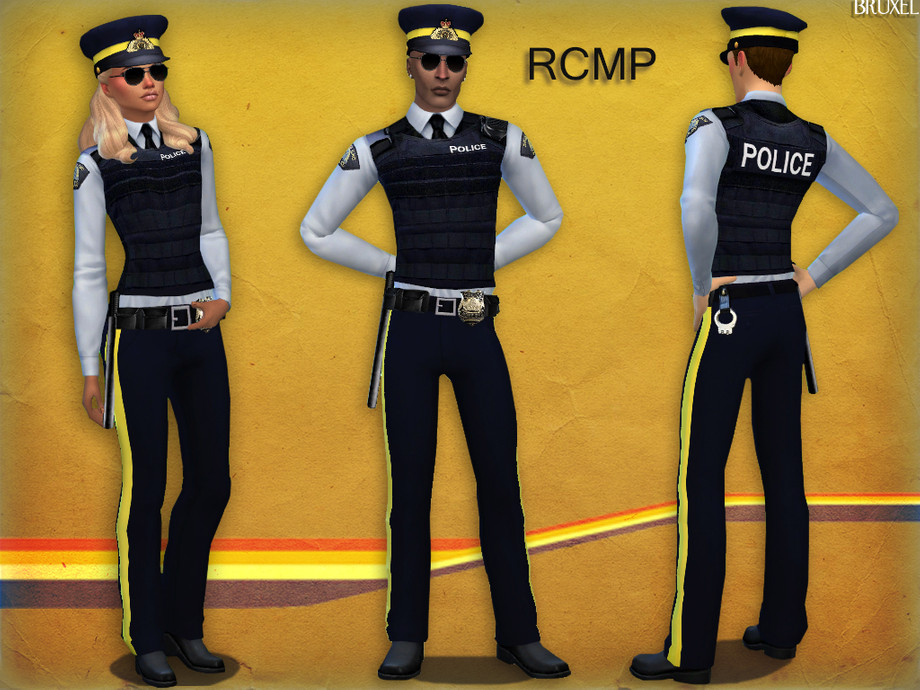 The Sims Resource - Bruxel - RCMP Set