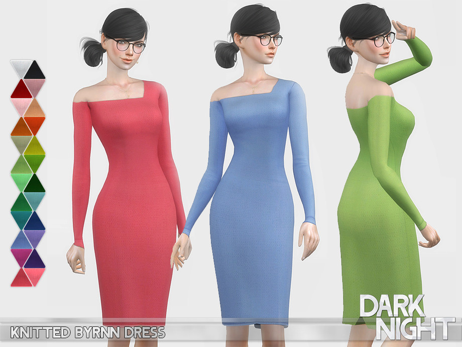 The Sims Resource - Knitted Byrnn Dress