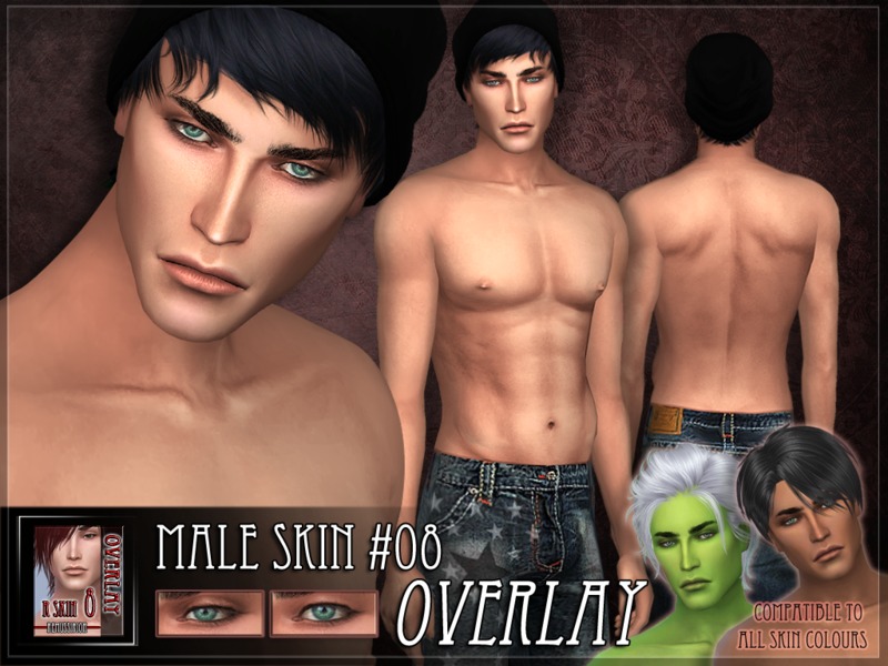 The Sims Resource - R skin 8 - MALE - overlay